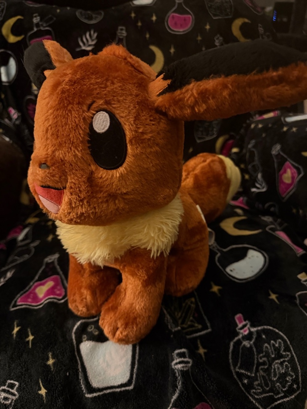 Eevee Plush - Brown and Cream Pokémon Plush 15 x 11 in